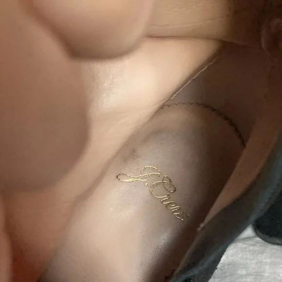 J.Crew Sadie over the knee tall suede boots Black sz 6 - Picture 9 of 10